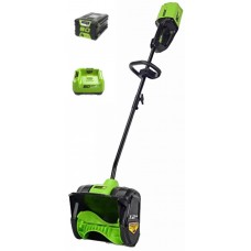 Greenworks 80V Pro аккумуляторный бесщеточный cнегоочиститель, 30 см, c аккумулятором 2 Ah и зарядным устройством