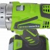 GreenWorks 24V аккумуляторная ударная дрель G24CD, с двумя аккумуляторами 2 Ah и зарядным устройством