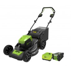 Greenworks 80V Pro аккумуляторная самоходная, бесщеточная газонокосилка, 46 см, c аккумулятором 4 Ah и зарядным устройством