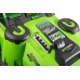 Greenworks 40V G-MAX аккумуляторная газонокосилка Twin Force, 49 см, с аккумулятором 3 Ah и зарядным устройством