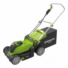 Greenworks 40V G-MAX аккумуляторная газонокосилка, 40 см, без аккумулятора и зарядного устройства