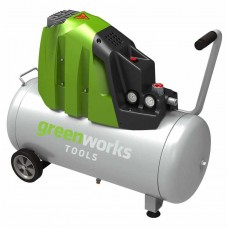 Greenworks электрический воздушный компрессор GAC50L, 1500W, 8 бар