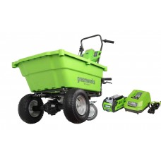 Greenworks 40V G-MAX аккумуляторная садовая тележка, самоходная, с аккумулятором 4 Ah и зарядным устройством