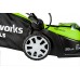 Greenworks 40V G-MAX аккумуляторная газонокосилка, 35 см, с аккумулятором 4 Ah и зарядным устройством