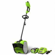 Greenworks 40V G-MAX аккумуляторный бесщеточный снегоуборщик, 30 см, с аккумуляторoм 2 Ah и зарядным устройством