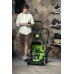 Greenworks 40V G-MAX аккумуляторная газонокосилка, 40 см, c двумя аккумуляторами 2 Ah и зарядным устройством