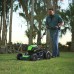 Greenworks 80V Pro аккумуляторная бесщеточная газонокосилка, 51 см, c аккумулятором 2 Ah и зарядным устройством