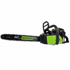 GreenWorks 80V Pro аккумуляторная цепная бесщеточная пила, 45 см, без аккумулятора и зарядного устройства