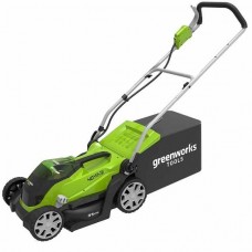 Greenworks 40V G-MAX, аккумуляторная газонокосилка 35 см, без аккумулятора и зарядного устройства