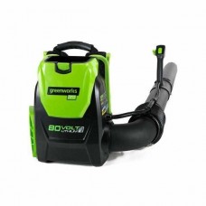 Greenworks 80V Pro аккумуляторный ранцевый бесщеточный воздуходув, 233 км/ч, без аккумулятора и зарядного устройства