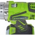 GreenWorks 24V аккумуляторная ударная дрель G24CD, с аккумулятором 2 Ah и зарядным устройством